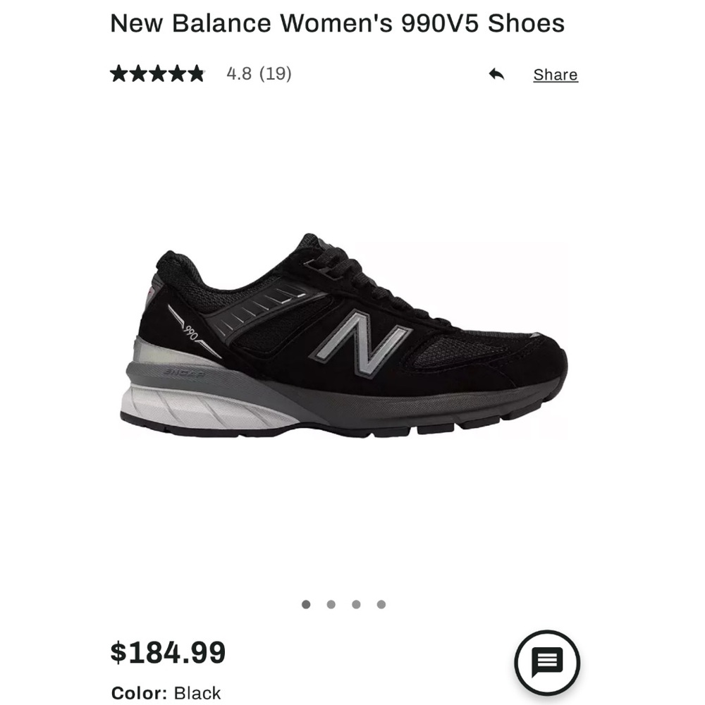 New Balance 990v5 Women's Casual Lifestyle Running Sneakers Trainers shoes